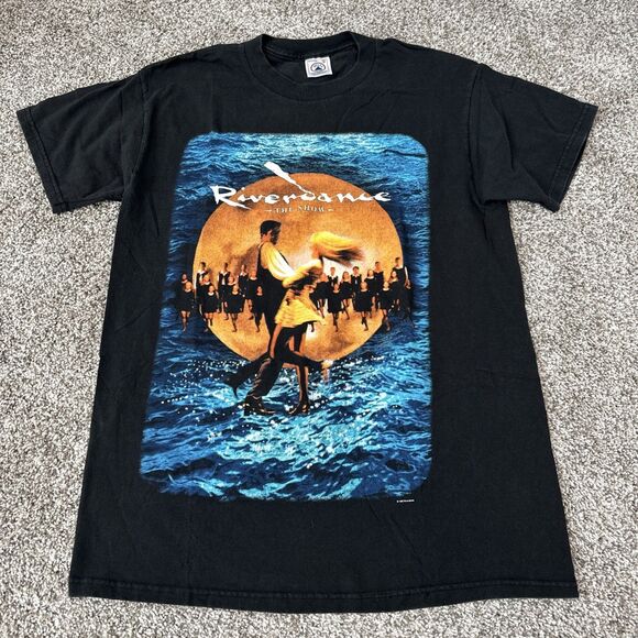 Vintage 1996 Riverdance The Show Black Short Sleeve T-Shirt Men’s Size Medium - Picture 1 of 8